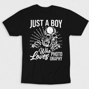 Kaos Just A Boy Who Loves Photography V2