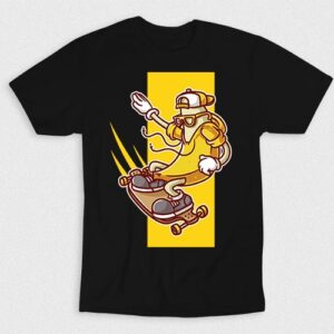 Kaos Cool Banana Skateboarder