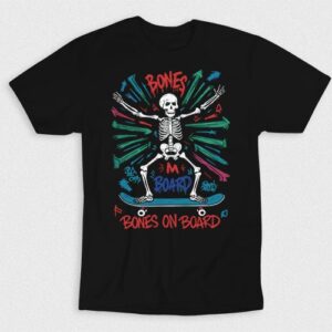 Kaos Skate Bones On Board