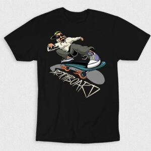Kaos Skateboard Cool Man