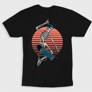 Kaos Skeleton Freestyle Skateboarding