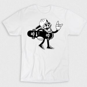 Kaos Skull Pointing Skater