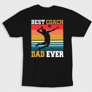 Kaos Best Volleyball Coach Dad Ever