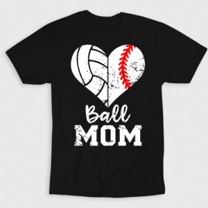 Kaos Love Volleyball Mom