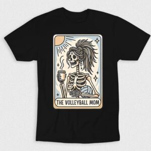 Kaos The Volleyball Skeleton Mom Card