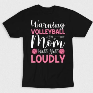 Kaos Warning Volleyball Mom