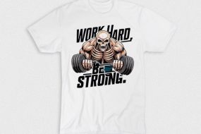 Kaos Work Hard Be Strong