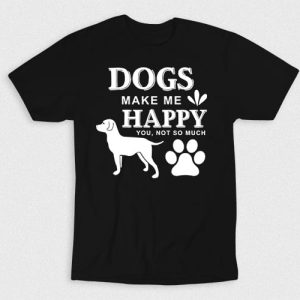 Kaos Dogs Make Me Happy