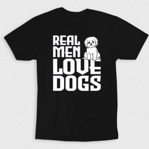 Kaos Real Men Love Dogs