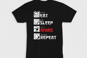 Kaos Eat Sleep Anime Repeat V2