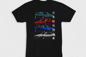 Kaos Japanese Cars Anime