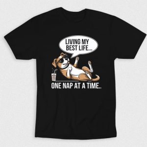 Kaos Dog Living Best Life