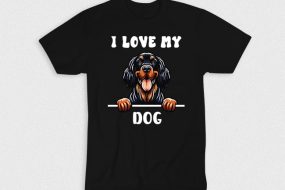 Kaos I Love My Dog