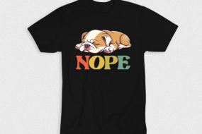 Kaos Nope Lazy Dog V1