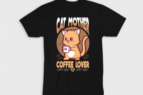 Kaos Mother Of Cat Coffee Lover V2