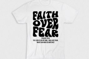 Kaos Kristen Faith Over Fear V1