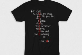Kaos Kristen Valentine John 3 16