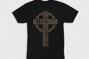 Kaos Kristen Wise Christian Blessed Dad