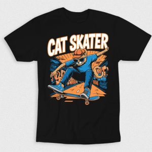 Kaos Cat Skater