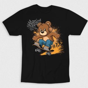 Kaos Skate Bear Cute V2