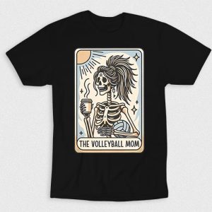 Kaos The Volleyball Skeleton Mom Card