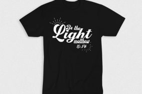 Kaos Kristen Be The Light V2
