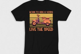 Kaos Born To Ride A Vespa