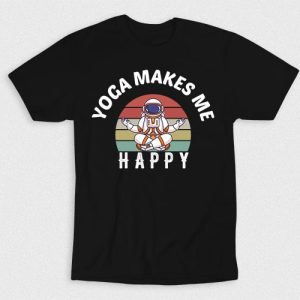 Kaos Yoga Makes Me Happy V2
