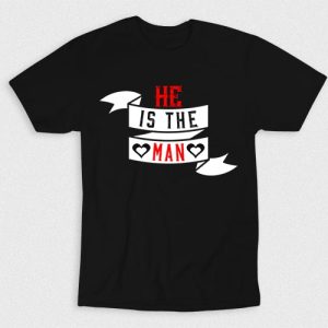 Kaos Couple He The Man But She The Boss 01