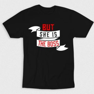 Kaos Couple He The Man But She The Boss 02