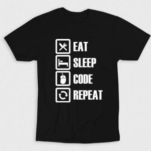 Kaos Eat Sleep Code