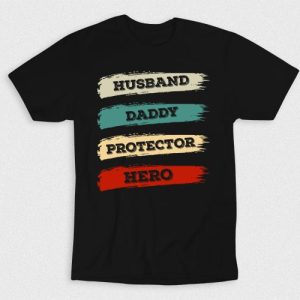 Kaos Husband Daddy Protector Hero V2