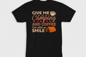 Kaos Give Me Camping And Coffee