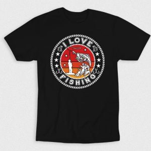 Kaos I Love Fishing V1