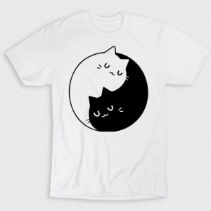 Kaos Yinyang Cat