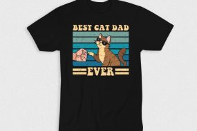 Kaos Best Cat Dad Ever V1