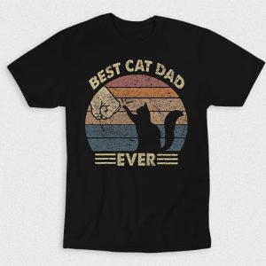 Kaos Best Cat Dad Ever V2