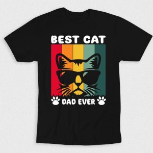 Kaos Best Cat Dad Ever V3