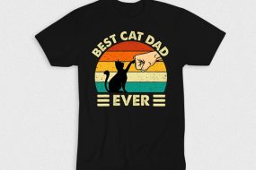Kaos Best Cat Dad Ever V4