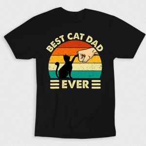 Kaos Best Cat Dad Ever V4