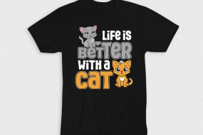 Kaos Life Is Better With A Cat V2