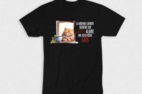 Kaos Women Cant Survive Need Cats Too