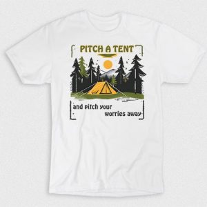 Kaos Pitch A Tent Ditch Your Worries