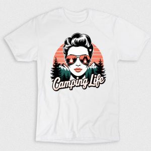 Kaos Woman Camping Life V2